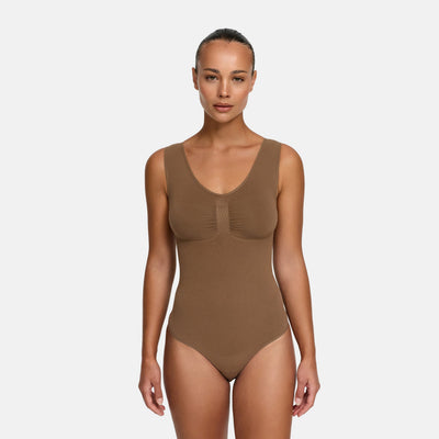Tank Bodysuit Sculpting Shapewear mit Slip