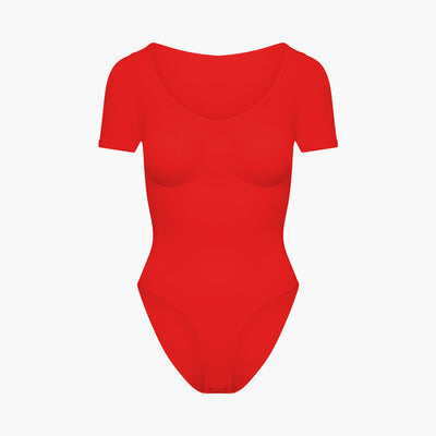 T-Shirt Bodysuit Sculpting Shapewear mit Slip