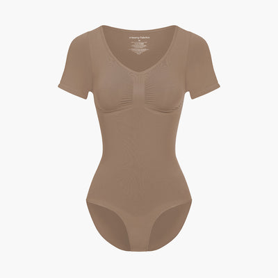 T-Shirt Bodysuit Sculpting Shapewear mit Slip