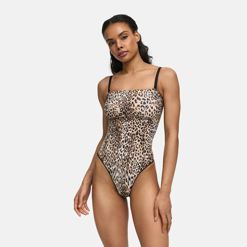 Trägerloser Bodysuit Sculpting Shapewear mit String
