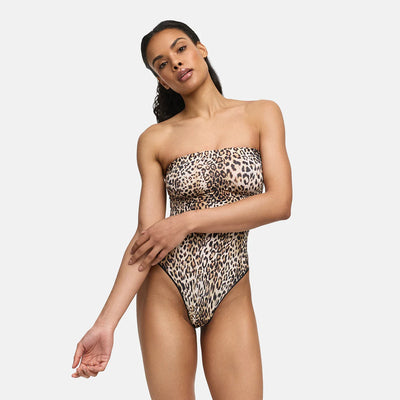 Trägerloser Bodysuit Sculpting Shapewear mit String