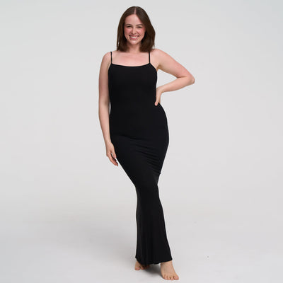Ribbed Cami Maxikleid