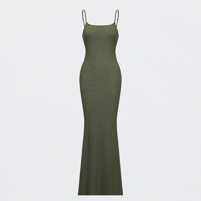 Ribbed Cami Maxikleid