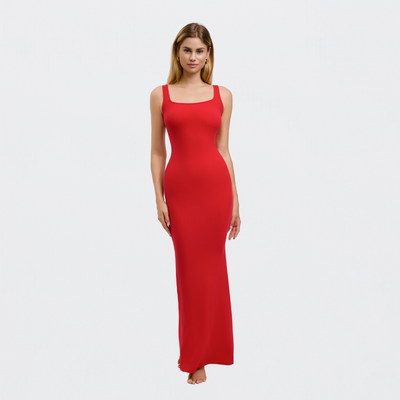 Ribbed Tank Top Maxikleid